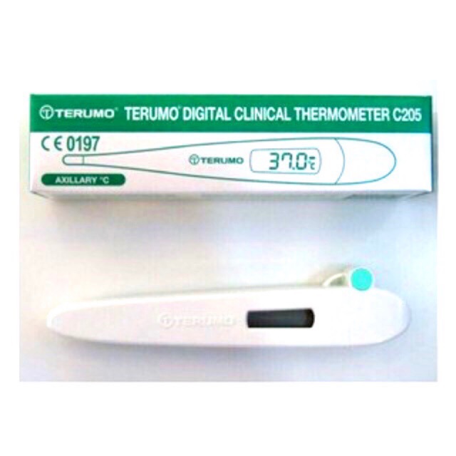 🔥 Terumo Digital Thermometer C205 ปรอทวัดไข้ดิจิตอลทางรักแร้ เทอรูโม