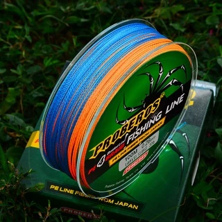 สายPEถัก4 PROBEROS สายพีอี หลากสี เหนียว ทนทาน ยาว100 เมตร เอ็นตกปลา FISHING LINE