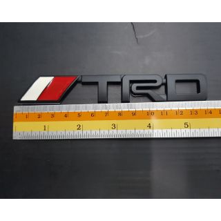 Logo Trd ของรถ Toyota งานเหล็ก 14.5x2cm