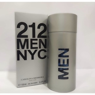 น้ำหอม Carolina Herrera 212 Men NYC EDT 100 ml. *กล่องขาย*【ของแท้ 100 % 】ส่งฟรี 📦🛵🚚📦🛵🚚