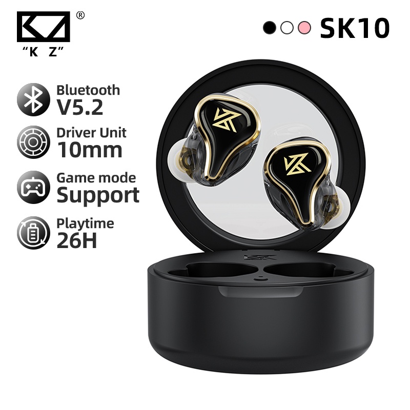 KZ SK10 TWS Wireless Earphones MP3 Player Earbuds