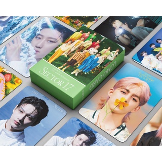 โปสการ์ดโลโม่ Seventeen Photocards SECTOR 17 จํานวน 55 ชิ้น ต่อชุด