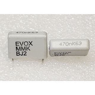 Evox Rifa MMK 0.47uf 474 470nf 63v Polyester Capacitor ตัวเก็บประจุ โพลีเอสเตอร์ คาปาซิเตอร์