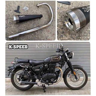 ท่อแต่ง Diabolus Thunder J11B Full system  For benelli imperiale 400. (สินค้าแท้จากk-speed)