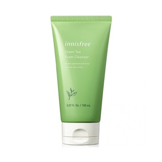 โฟมชาเขียว(หลอดเขียว)Green Tea  อินนิสฟรี Innisfree 150ml.