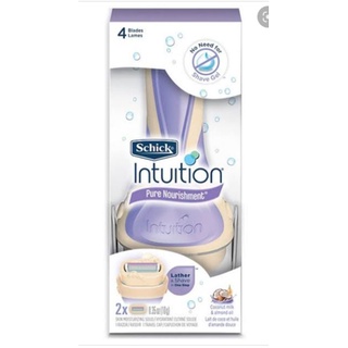 Schick Intuition ที่โกนขน สีม่วง!!! ด้ามมีด+รีฟิลสุดคุ้ม