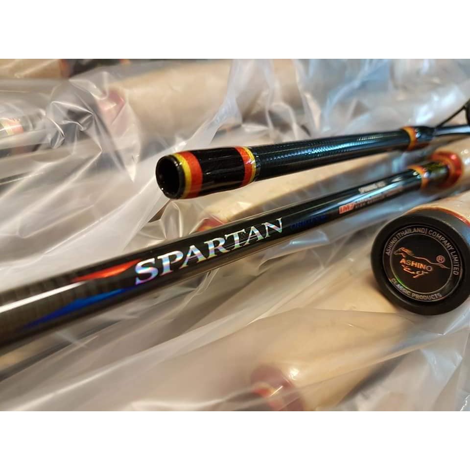 คันสปิ๋ว ASHINO SPARTAN รุ่นเดิม WT: 8-15 lb LURE WT: 10-30 g รีซีท: Fuji คันเบ็ดตกปลา 7/8/9/10 ฟุต ขายดี
