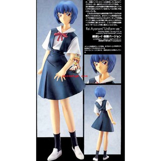 EVA Evangelion Ayanami Rei School Uniform อีวานเกเลียน เรย์ นักเรียน 1/8 ไวนิล ฟิกเกอร์ โมเดล vinyl figure model