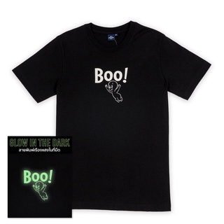 Universal Studios Men Casper The Friendly Ghost Glow In The Dark T-Shirt - เสื้อผู้ชายยูนิเวอร์แซล สตูดิโอ แคสเปอร์  สิน