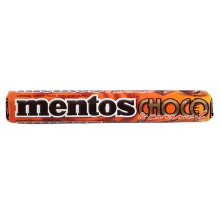 เมนทอสลูกอมช็อคโกแลตแอนด์คาราเมล 37.8กรัม Mentos Chocolate and Caramel Candy 37.8g.