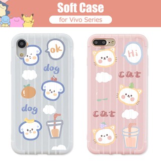 Puppy Soft Casing Vivo Z1X S1 Pro Y91i U3X Y19 V9 U20 Y17 Y11 2019 Y70 U10 Y5S Y93 Y15 Y91 V17 Pro Y95 Y91C Y90 V11i Z5 Y12 U3 Y85 Y7S V15 V17 NEO