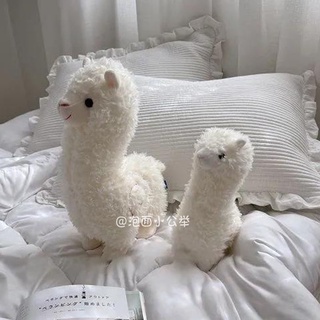 ของเล่นตุ๊กตา Alpaca รูปม้าหญ้าโคลนตลกสร้างสรรค์