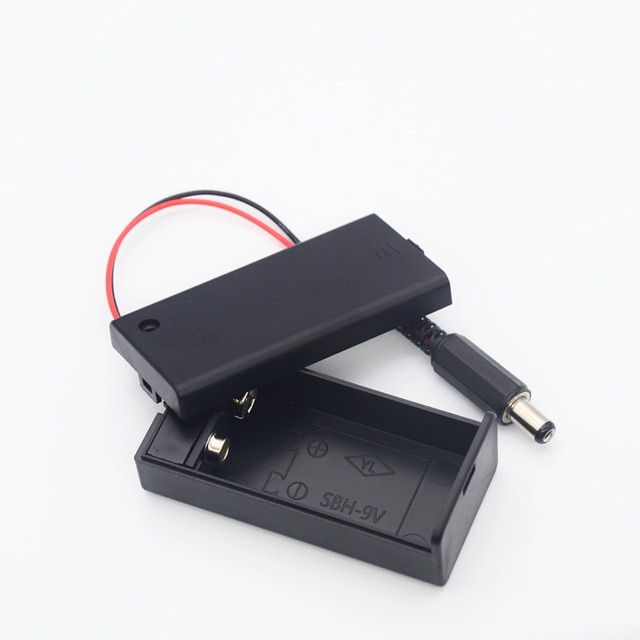 รางถ่าน9V กระบะถ่าน9V กล่องถ่าน 9V สำเร็จรูปออกสายDC
