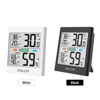 BALDR B0135TH เครื่องวัดอุณหภูมิและความชื้นภายในบ้านแบบดิจิตอล Indoor Digital Thermometer Hygrometer