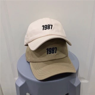 หมวกแก๊ปเบสบอลวินเทจ ปัก 1987 (มี5สี)