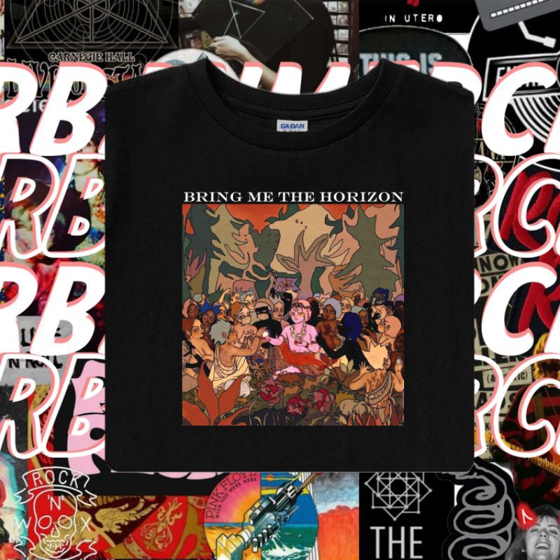 เสื้อยืด Bring Me The Horizon Music - Music Merch | ไม่จํากัดเพศ | เสื้อผ้า Bring Me The Horizon