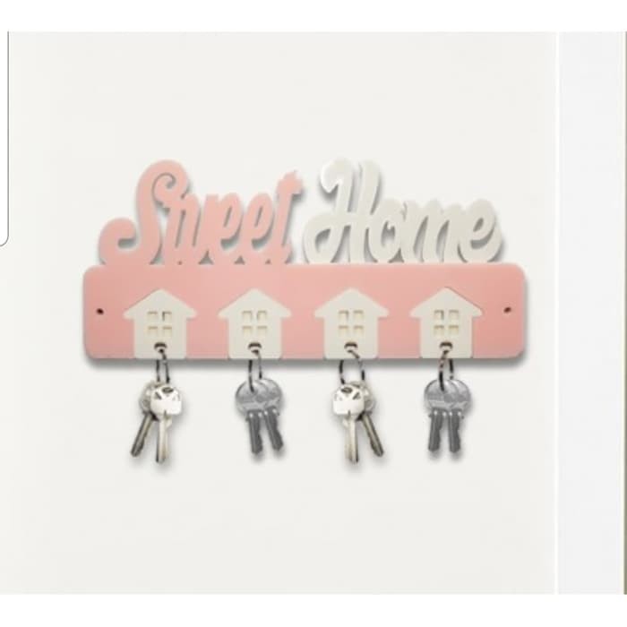 GANTUNGAN HJK Mega_1688 ชุดชั้นวางพวงกุญแจพร้อมพวงกุญแจ SWEETHOME MG840 Motif