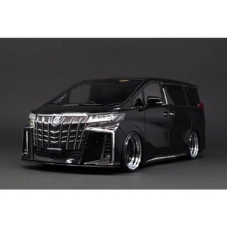 Ignition Model : IG2432 1/18 Toyota Alphard (H30W) Executive Lounge S Black