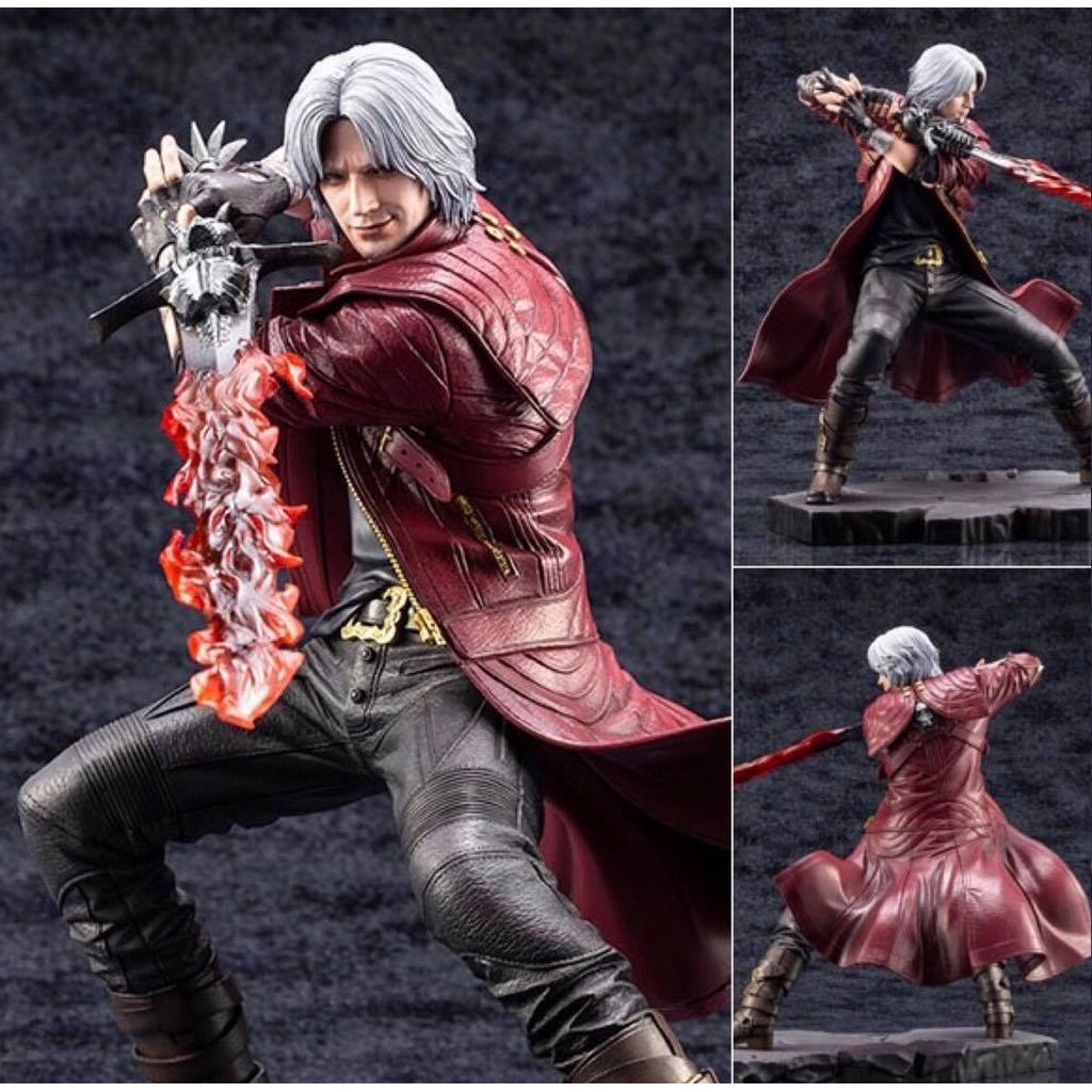 Figure ฟิกเกอร์ Model โมเดล ARTFX J Devil May Cry 5 เดวิลเมย์คราย 5 Dante ดันเต้ 1/8 Complete