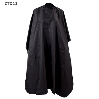 Ztd13 ผ้าคลุมตัดผม สีดํา สําหรับผู้ใหญ่ และเด็ก 1 ชิ้น ZT