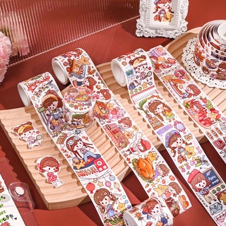 【Well 11】เทปวาชิ ลายการ์ตูนน่ารัก 5m เทปน่ารัก Washi Tape สติกเกอร์น่ารักๆ