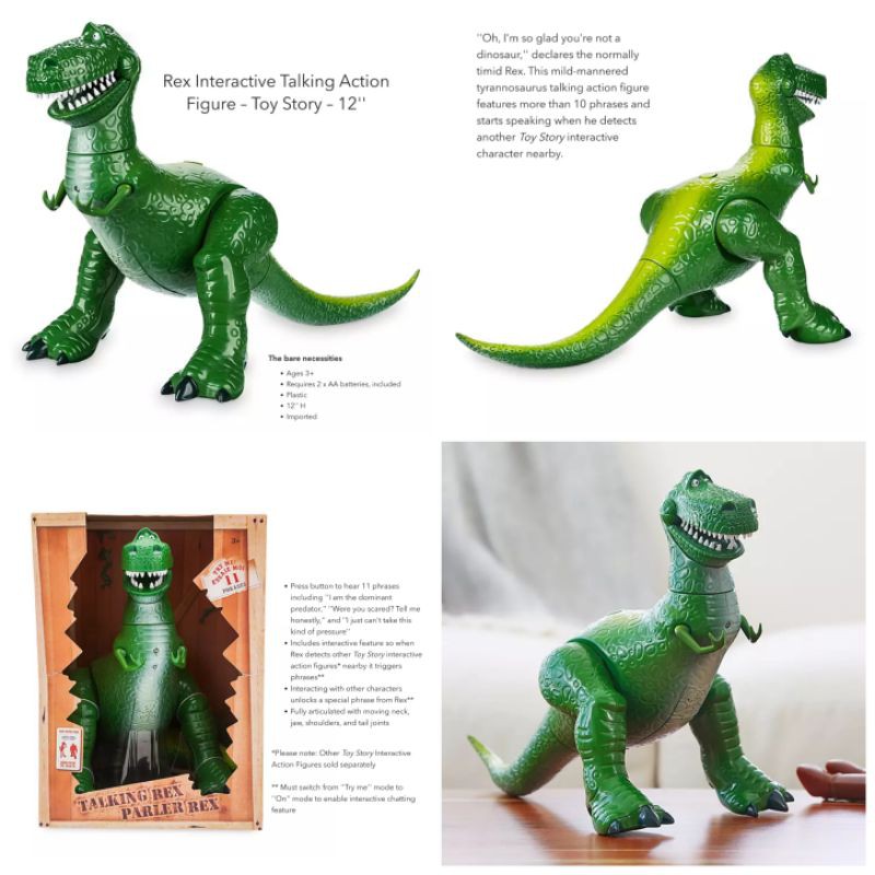 rex interactive talking action figure