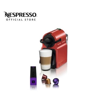 ⚡️แฟลชเซลล์⚡️มีแถมกาแฟ🎁ประกันศูนย์2ปี⚡️เครื่องชงกาแฟแคปซูล🔥 Nespresso สีแดงหรูหรา⚡️🎁รุ่น Inissiaโปรพิเศษสุดๆ