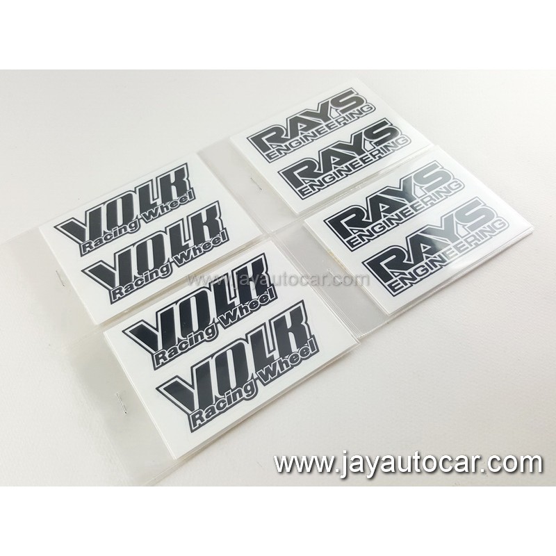 สติ๊กเกอร์ ติดล้อแม็ก Volk Rays TE37 งานคุณภาพ