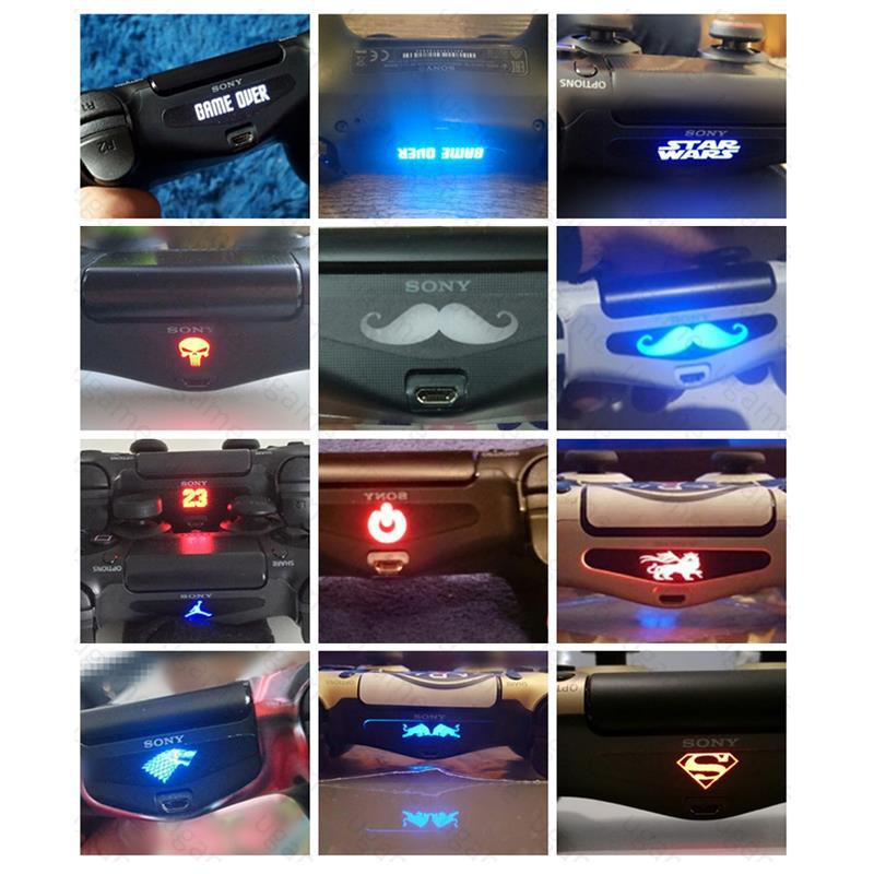 สติกเกอร์บาร์ไฟ LED สําหรับจอย PS4 (4 ชิ้น 9 ชิ้น 48 ชิ้น)