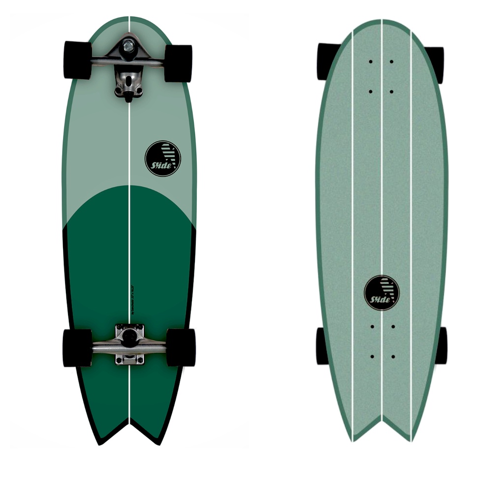 Slide เซิร์ฟสเก็ต SURFSKATE 33 INCH SWALLOW SALADITA COMPLETE