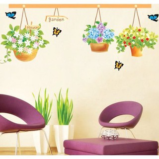 Wallsticker 50x70 cm.สติ๊กเกอร์ใส ติดผนังบ้าน Wallsticker Home Decor