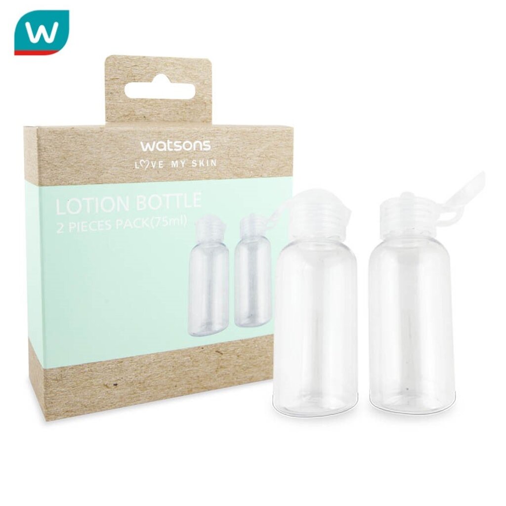 Watsons วัตสันขวดแบ่งโลชั่นขนาด 75 ml แพ็ค 2 ชิ้น