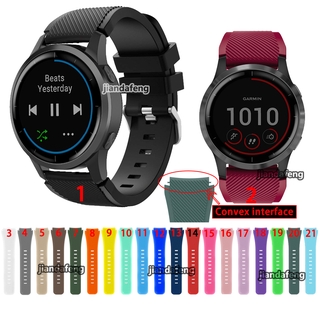 สายนาฬิกาข้อมือแบบซิลิโคน สไตล์สปอร์ต กันน้ำ สำหรับ Garmin Vivoactive 4