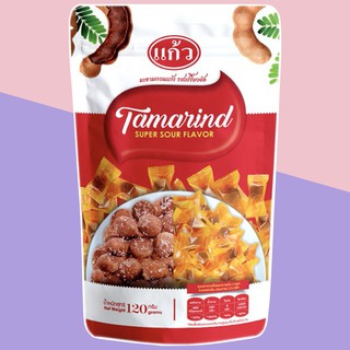 มะขามกวน [รสเปรี้ยวจัด] ตราแก้ว Tamarind Candy