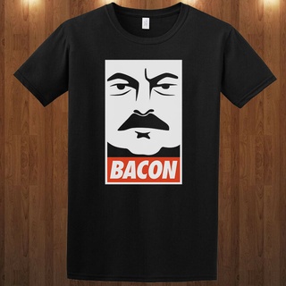 เสื้อยืดผ้าฝ้ายพิมพ์ลายแฟชั่น เสื้อยืด พิมพ์ลายหงส์ Obey Ron Swanson Posse Parks แฟชั่นสําหรับงานปาร์ตี้ฮาโลวีน