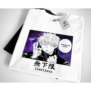 Chenxin JUJUTSU KAISEN - SATORU GOJO INFINITE VOID shirt เสื้อยืด โอเวอร์ไซซ์ สไตล์วินเทจ สําหรับผู้ชาย และผู้หญิง