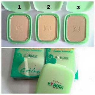 แป้งพริตตี้ Celina UV Block SPF Powder เซเลน่า ยูวีบล็อค รีฟีล