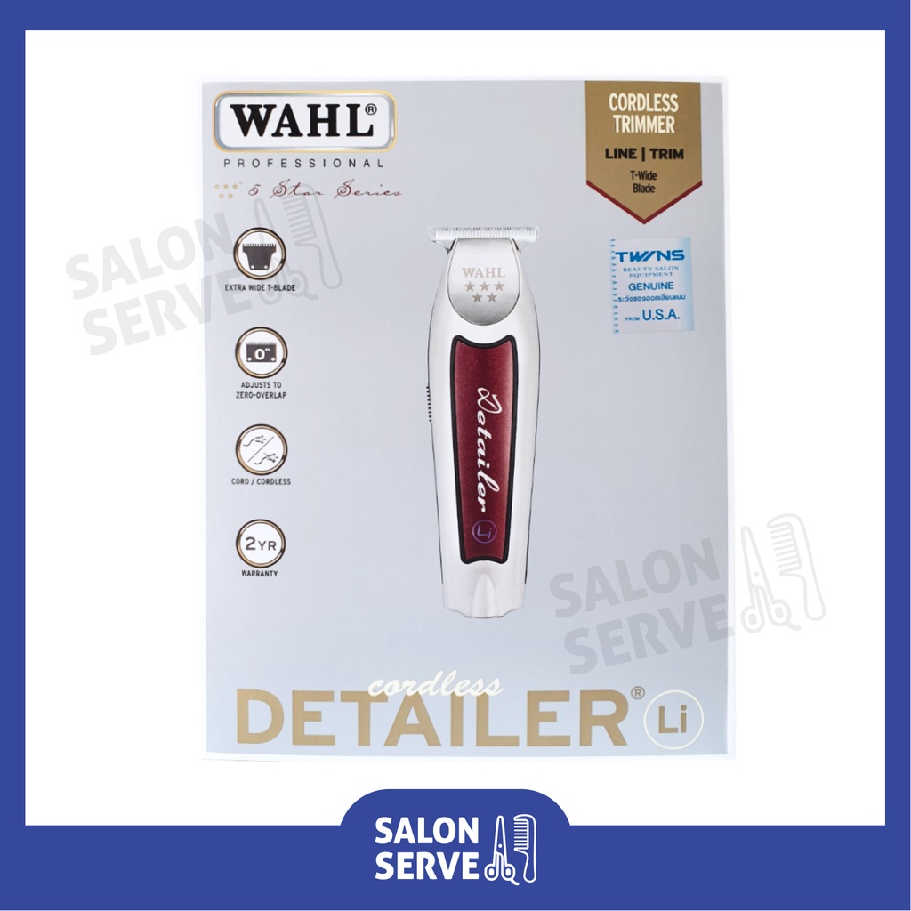 ปัตตาเลี่ยน ไร้สาย WAHL Cordless Detailer Li ของแท้ อุปกรณ์ครบ รับ ...