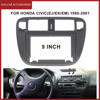 กรอบแผงเครื่องเล่น MP5 วิทยุ 2 Din 9 นิ้ว สําหรับ Honda Civic(EJ/EK/EM) 1995-2001