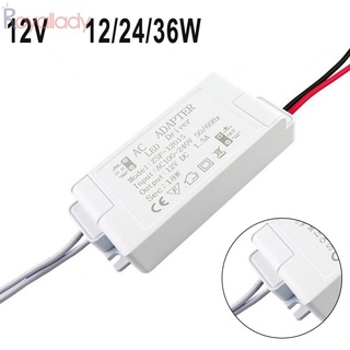 อะแดปเตอร์ไดร์เวอร์ Led 12W 24W 36W 50 60HZ สําหรับสายไฟ Led