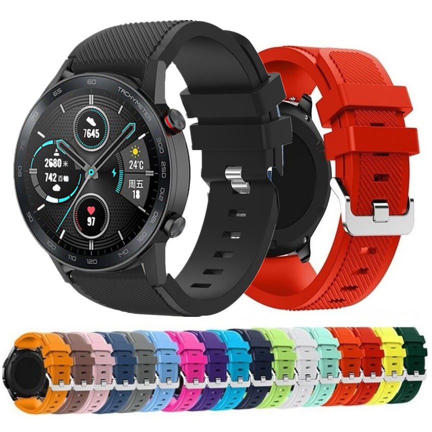 สายนาฬิกาข้อมือซิลิโคน Huawei Honor watch 2 46มม. / Honor watch Magic2 / Huawei watch GT / GT2 46มม. / Samsung Galaxy 46 มม.