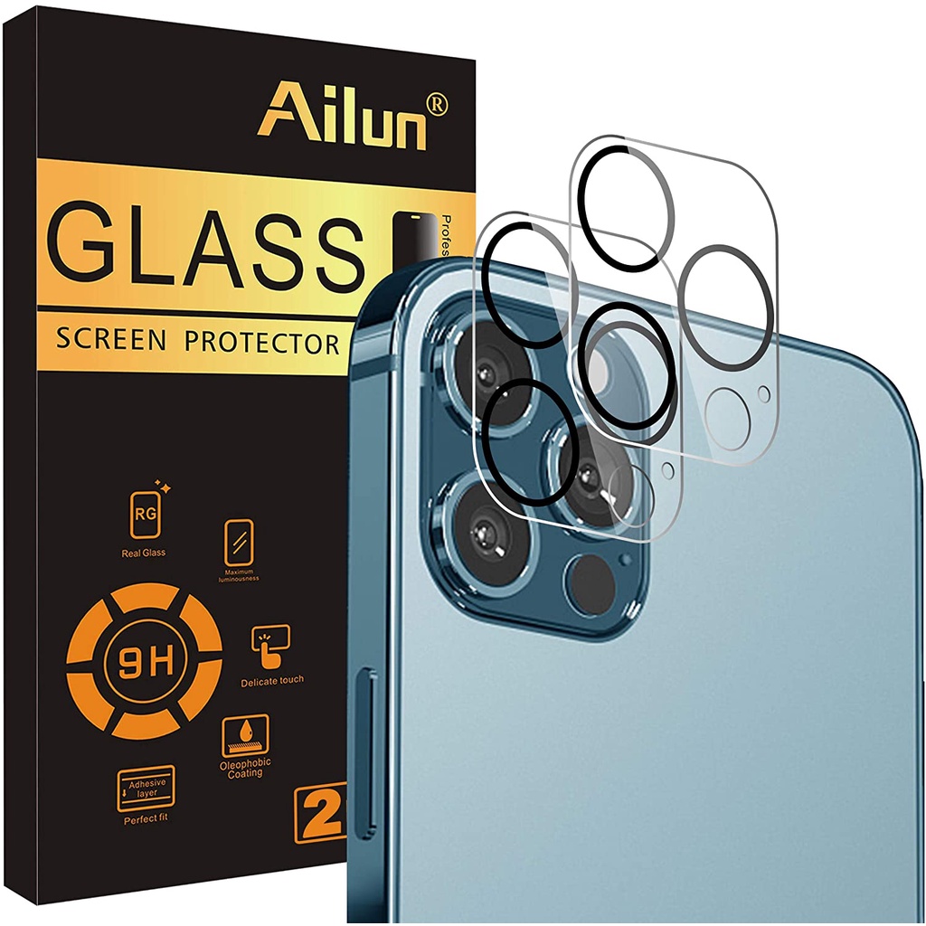 เคสป้องกันหน้าจอพร้อมเลนส์สําหรับ iPhone 11 / 12 Pro Max / 13 2 Pro Max / 9H