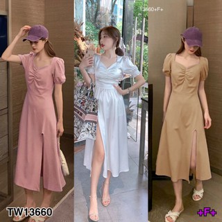 *13660👗Dress เดรสออกทริป👗