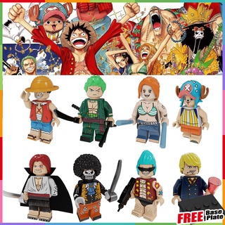 ฟิกเกอร์ ONE PIECE Monkey D. ฟิกเกอร์ Luffy Roronoa Zoro Nami Chopper Shanks BROOK Franky Vinsmoke Sanji ขนาดเล็ก PG8244