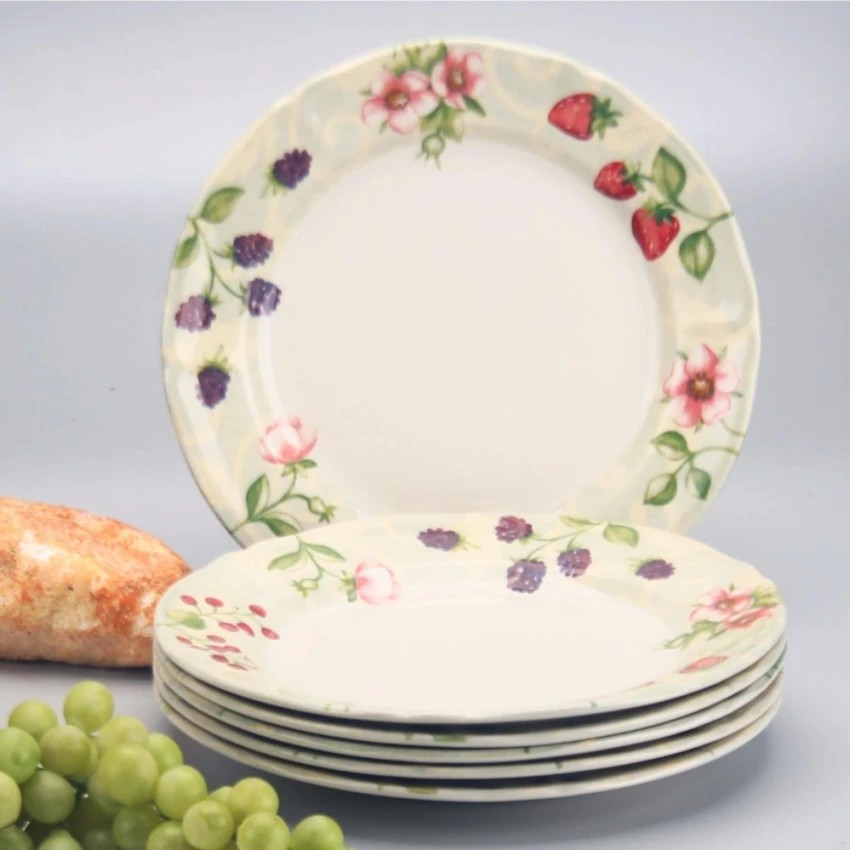 6 PC UNDERGLAZ (A GRADE) 10" DINNER PLATE 76425
