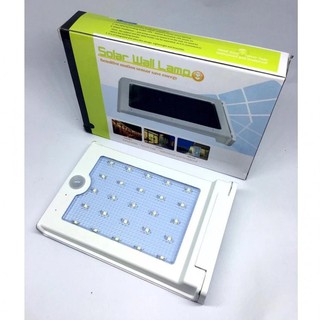 โคมไฟ LED Solar Lamp พร้อมเซนเซอร์ตรวจจับการเคลื่อนไหว ขนาด 2.5วัตต์