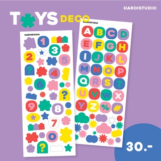 Haroi Studio - Toys Alphabet &amp; Number Sticker