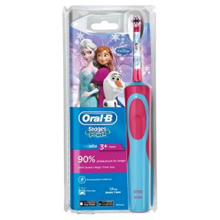 Oral B เด็ก ๆ แปรงสีฟันไฟฟ้าแบบชาร์จไฟ Disney Frozen Recharged Electric Toothbrush 3+ Children Australia