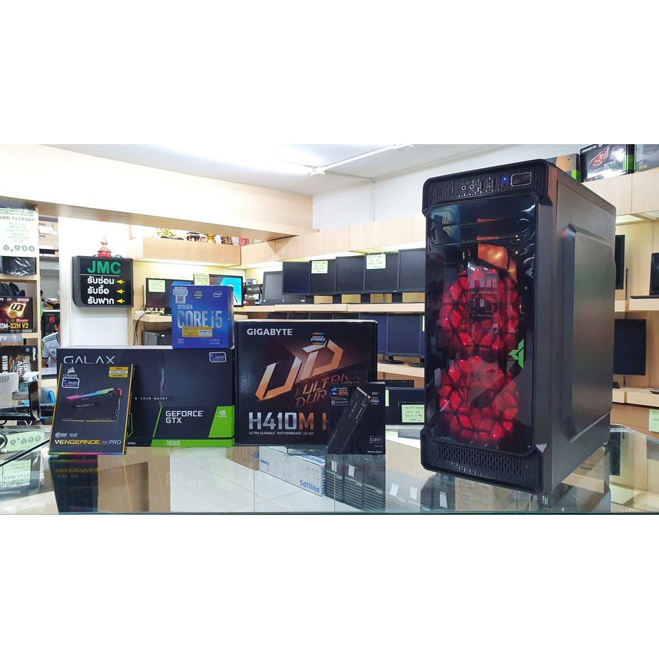 คอมประกอบมือสอง CORE i5-10400F มีกล่อง มีประกันศูนย์