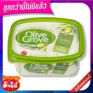 โอลีฟกรอฟ คลาสสิค เนยเทียมผสมน้ำมันมะกอก 375 กรัม Olive Grove Classic Olive Spread Margarine 375 g